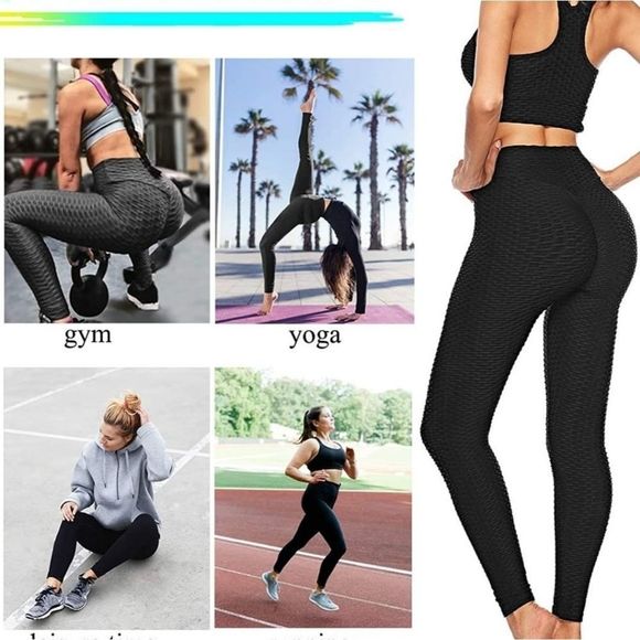 Push Up Leggings Women Fitness Pants High Waist Sp - Picture 6 of 6